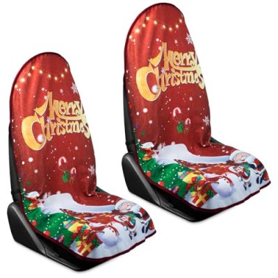 VOPHIA 2 Pack Christmas Car Decoration Front Seat…