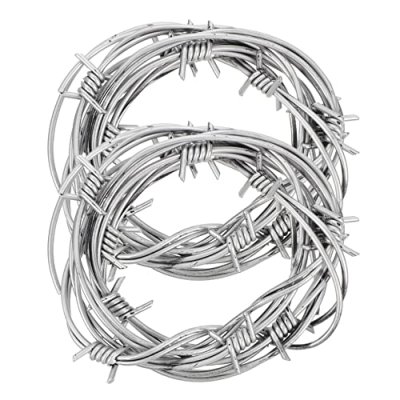 SAFIGLE 2Pcs Fake Barbed Wire Halloween Prank…