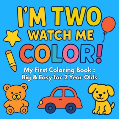 2-Year-Old Colouring Book