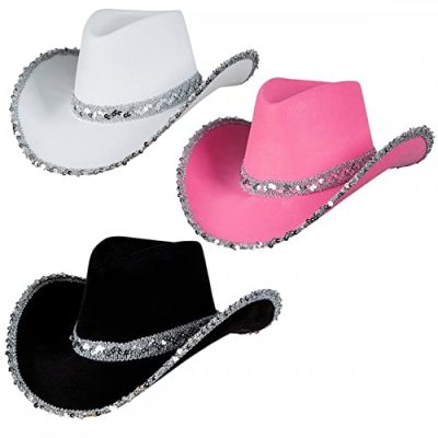 A2ZFD Sequin Cowboy Hats