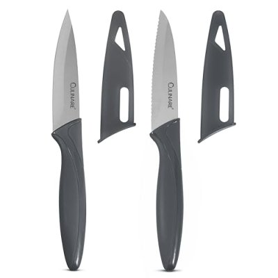 CULINARE 2 Piece Knife Set, Grey, Stainless Steel…