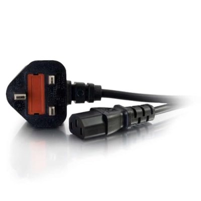 C2G Power Cable IEC320C13 to BS1363