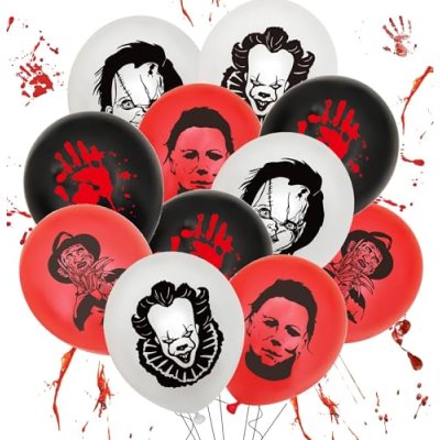 20pcs Halloween Balloons - Horror Movie Party…