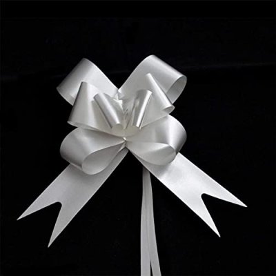 20pcs Silver 30mm/3cm Large Ribbon Pull Bows for…