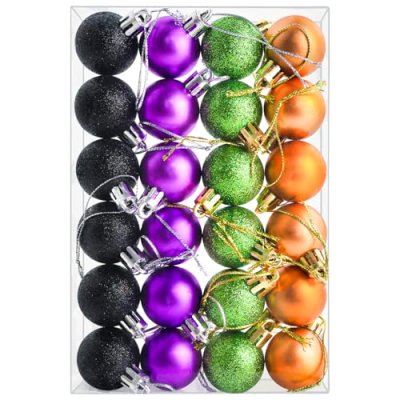 24 Pieces 30 mm Halloween Decoration Baubles Mini…