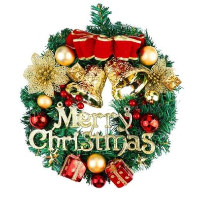 29cm Christmas Wreath for Front Door - Christmas…