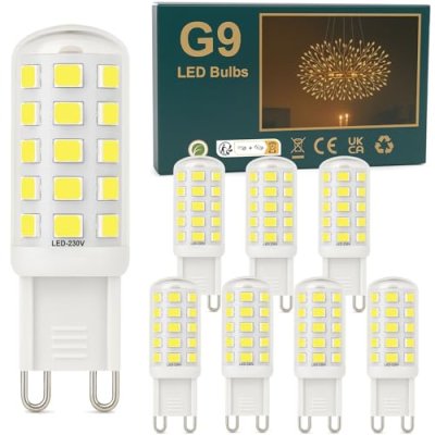 UGVMN 3W G9 LED Bulbs Cool White 580LM