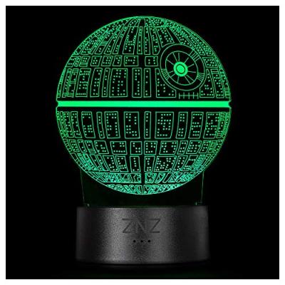 ZNZ 3D Night Light with Remote Control