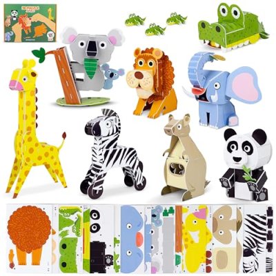 BONNYCO 3D Animal Puzzles
