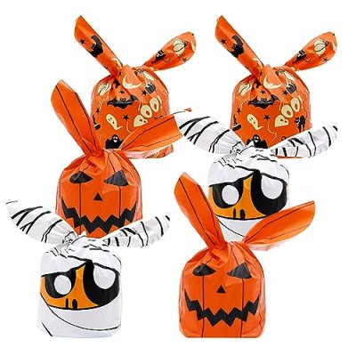 ADQUATOR 30pcs 14×23cm Halloween Sweets Candy…