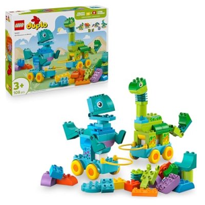 LEGO DUPLO 3in1 Dinosaurs on Wheels - Educational…