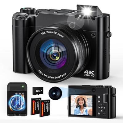 4K 64MP Digital Camera with Autofocus