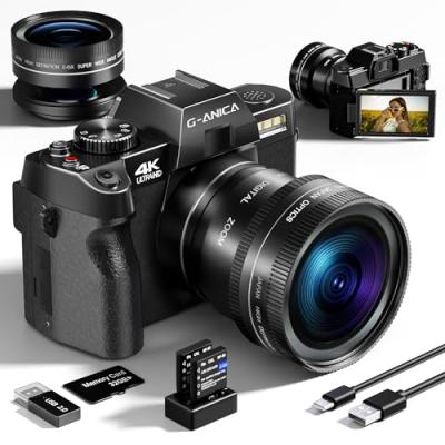 4K Digital Camera for Photography and Vlogging