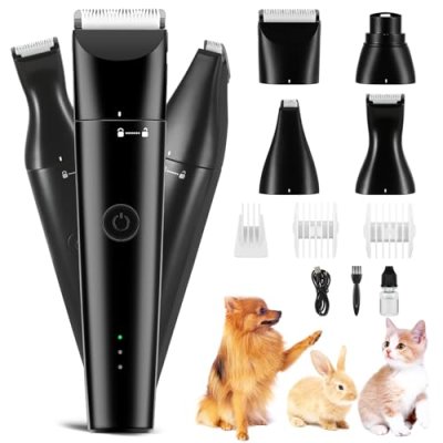 4-in-1 Pet Grooming Kit