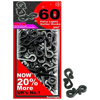 S4U Gutter Hooks, 60-Pack