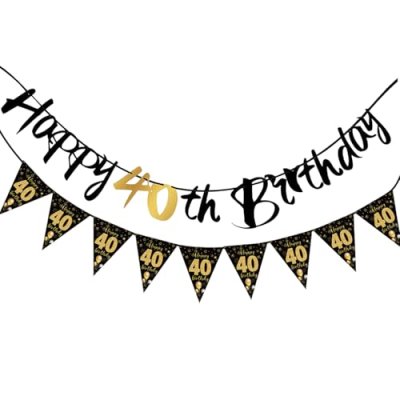 40th Birthday Banner