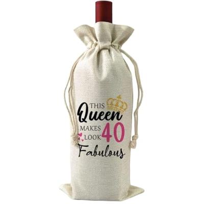 VELENTI 40th Birthday Wine Bag Gift