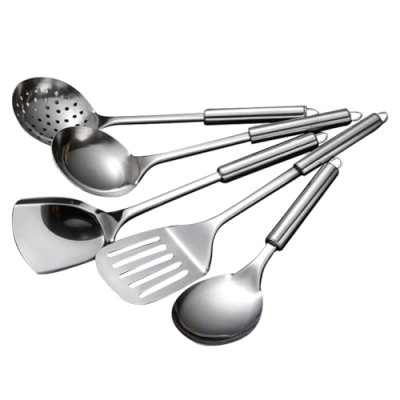 5 Pcs Cooking Utensils Set Stainless Steel…