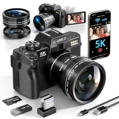 5K Digital Camera for Vlogging & YouTube