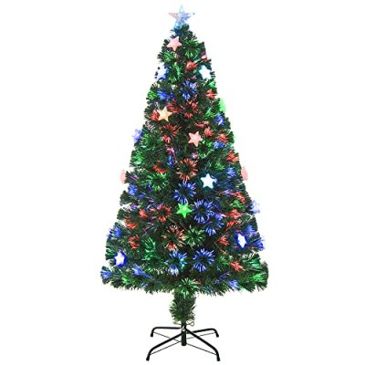 HOMCOM 5FT Prelit Christmas Tree