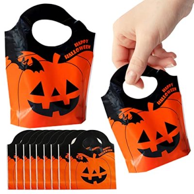 50PCS Plastic Halloween Party Bags Halloween…