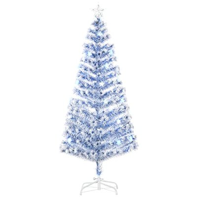 HOMCOM 6FT Fibre Optic Christmas Tree