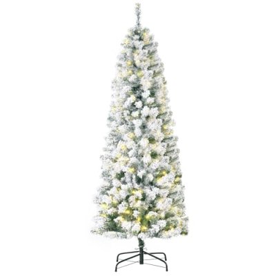 HOMCOM 6FT Prelit Christmas Tree