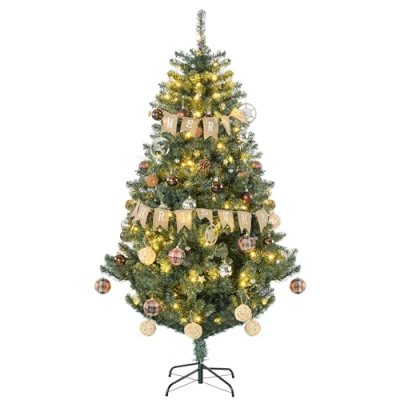HOMCOM 6ft Christmas Tree