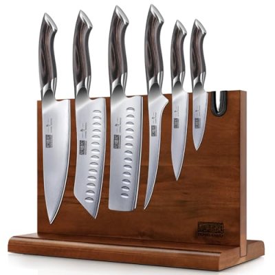 HOSHANHO 7 Pieces Kitchen Knife Set, Japanese…