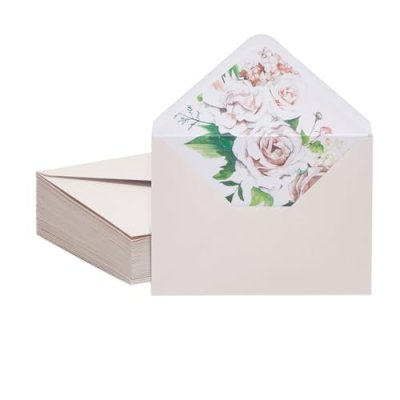 A7 Envelopes with Floral Liner