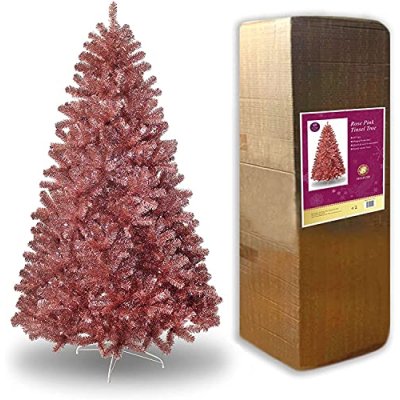 7ft Rose Gold Christmas Tree