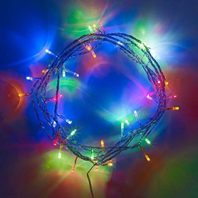 SHATCHI 80 Multicolour LED Lights Clear Cable…