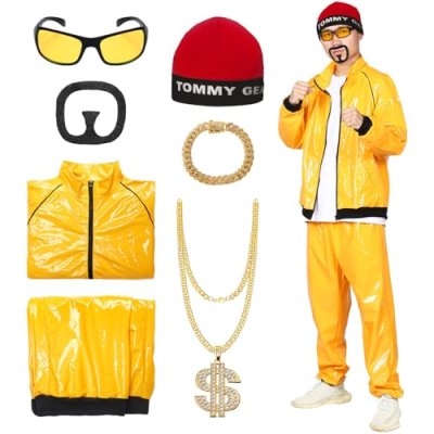 SERTAS 90s Rapper Costume Set