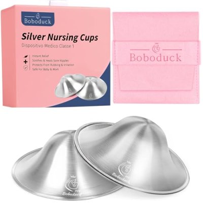 999 Silver Nipple Shields for Breastfeeding…