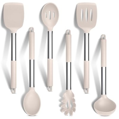 HaWare Kitchen Utensils Set, 6 Pcs Silicone…