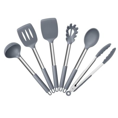 HaWare Kitchen Utensils Set, 6 Pcs Silicone…