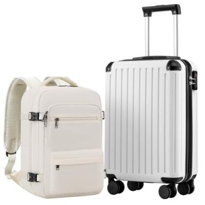 COOLIFE Cabin Suitcase and Backpack Set
