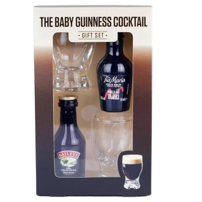 Baby Guinness Gift Set with Tia Maria & Baileys