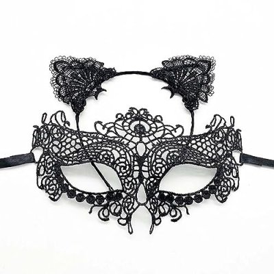 Lace Masquerade Mask for Women, Vintage…