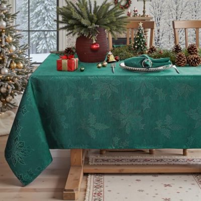 Jacquard Christmas Tablecloth