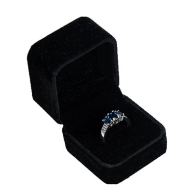 Fadcaer Velvet Ring Box for Engagement, Wedding,…