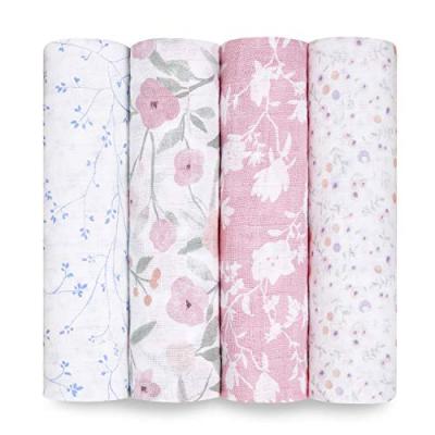 aden + anais Muslin Swaddle Blankets, 4 Pack