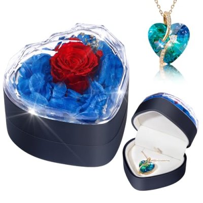 Ladies' Rose Heart Necklace