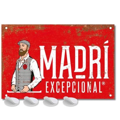 Madri Beer Metal Sign – Fixings Included – Bar…