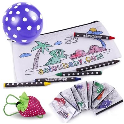 aeioubaby.com 30 Pencil Cases Color Your Own +…