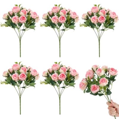 Saerryor Artificial Pink Roses