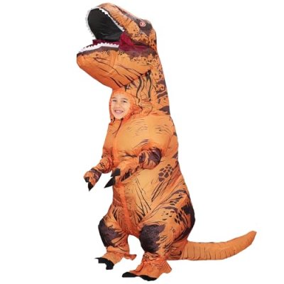 Rafalacy Kids Inflatable T-rex Costume Blow up…