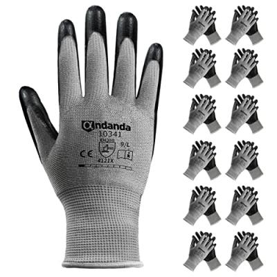 ANDANDA Safety Work Gloves with Power Grip