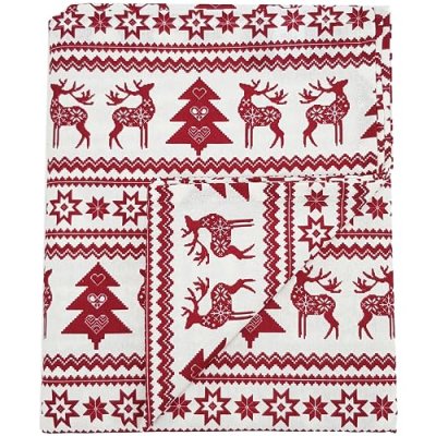 Ragged Rose Christmas Tablecloth