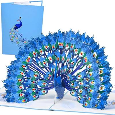 Magic Moments® Peacock Pop Up Card
